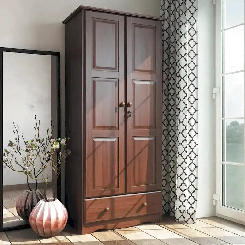 Palace Imports Solid Wood Flexible Wardrobe Armoire 31.5w x 72h x 20.9d
