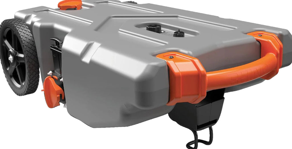 Camco Rhino 36-Gallon Portable RV Tote Tank With 2 Wheels - 39006