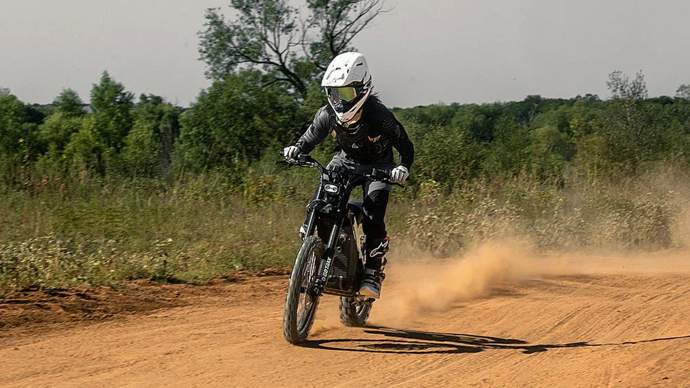 GoTrax Everest Electric Dirt Bike - 50 mi Max Range, 53 mph Max Speed