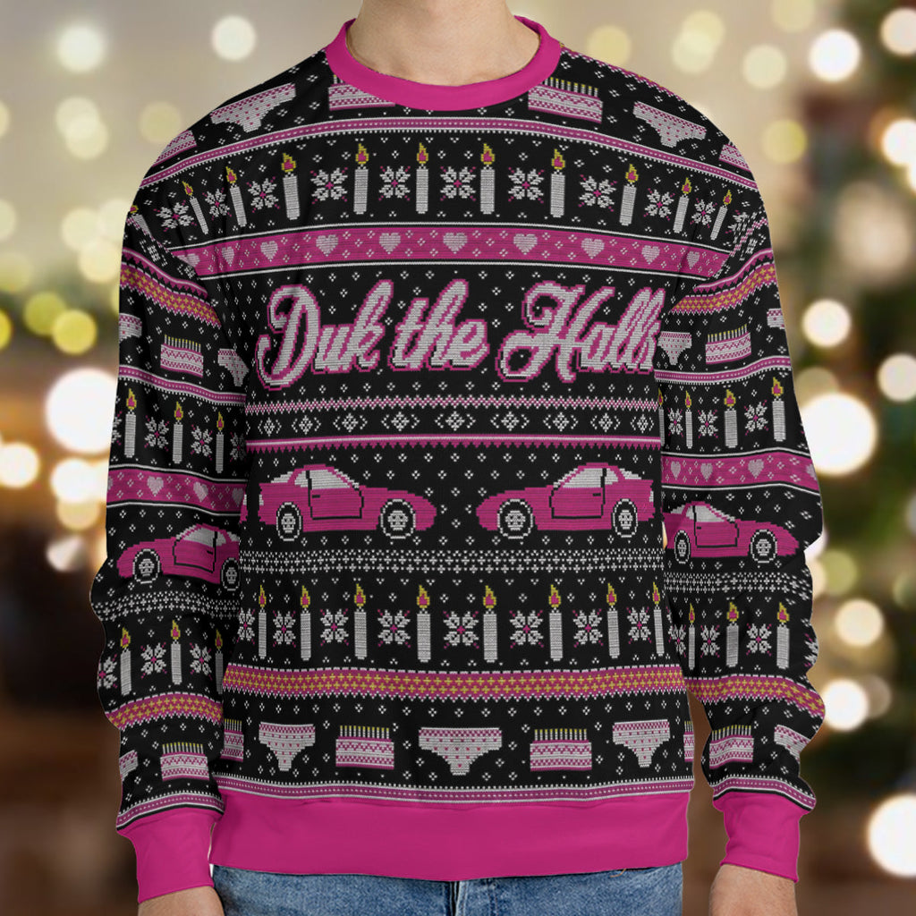 Duk The Hall Sixteen Candles Ugly Christmas Sweatshirt