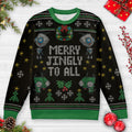 Merry Jingly Invader Zim Ugly Christmas Sweatshirt