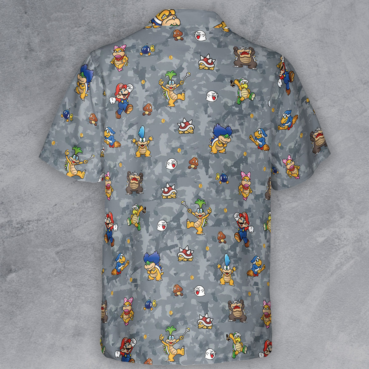 Super Mario Nintendo Video Game Button Down Shirt