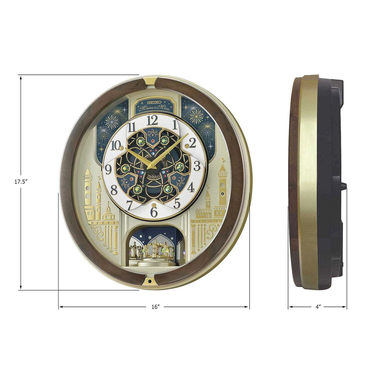 Seiko Limited Edition 2023 Melodies In Motion Musical Wall Clock
