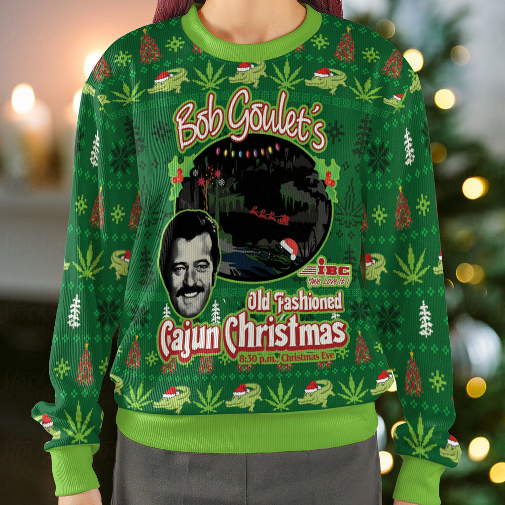 Old Fashioned Cajun Christmas Ugly Christmas Sweatshirt
