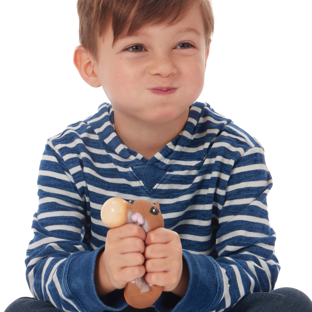 Cheek Popping Hamster Squeeze Toy