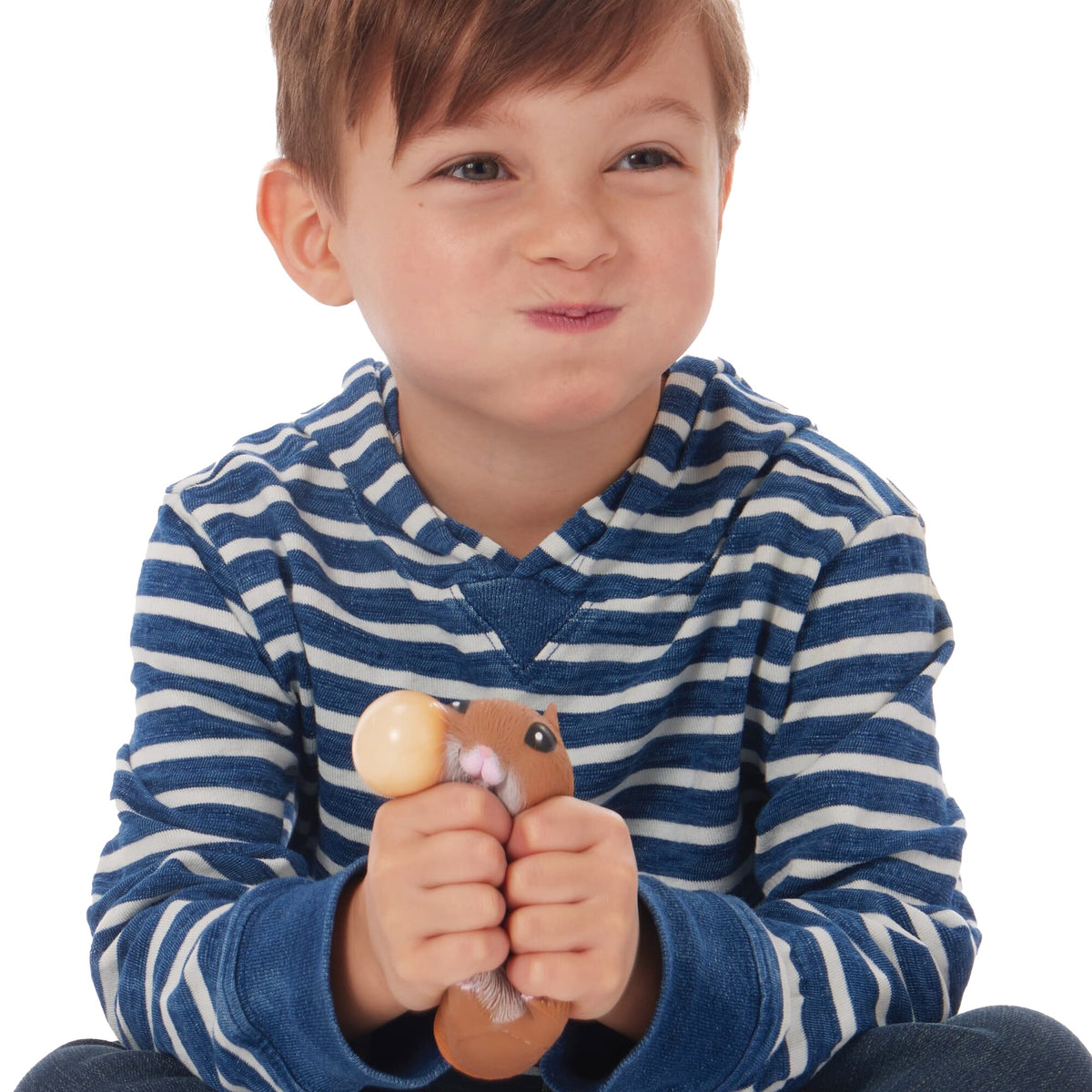 Cheek Popping Hamster Squeeze Toy
