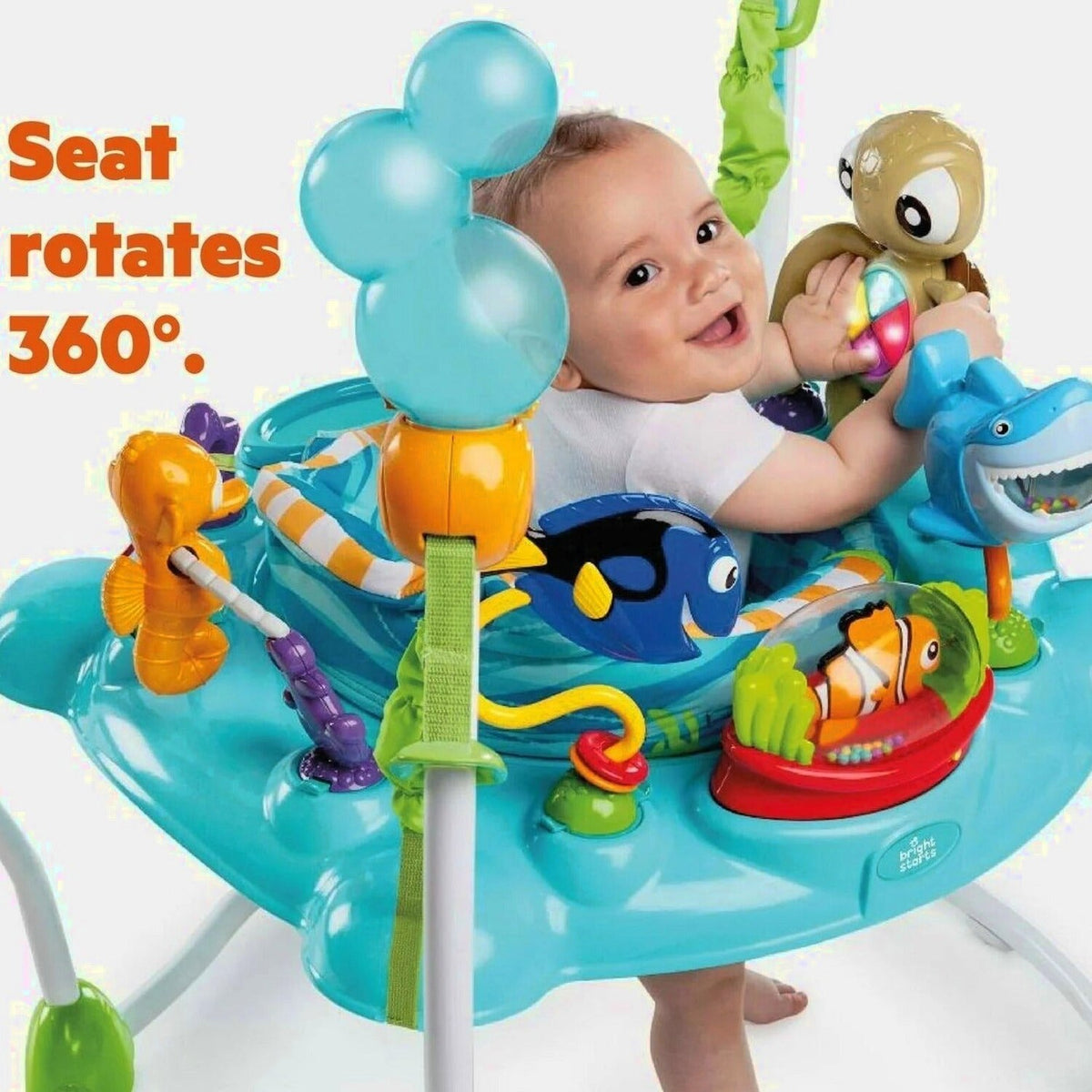 Bright Starts Baby Finding Nemo Sea Of Activities Jumper Infant Entertainer, Unisex - 60701