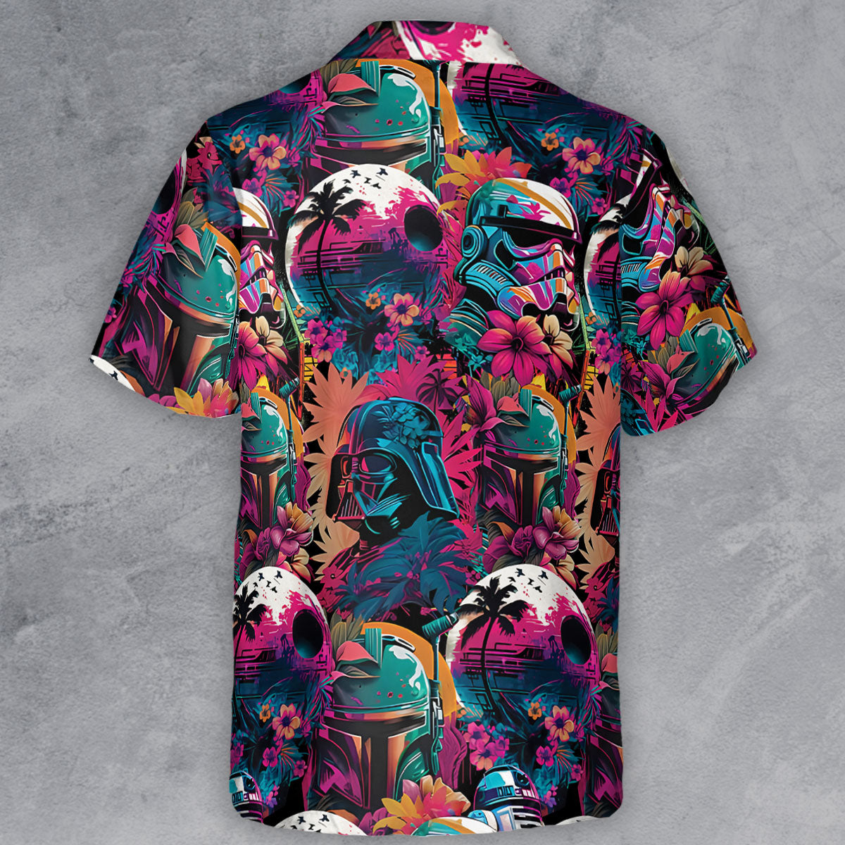 Star Wars Synthwave Button Down Shirt