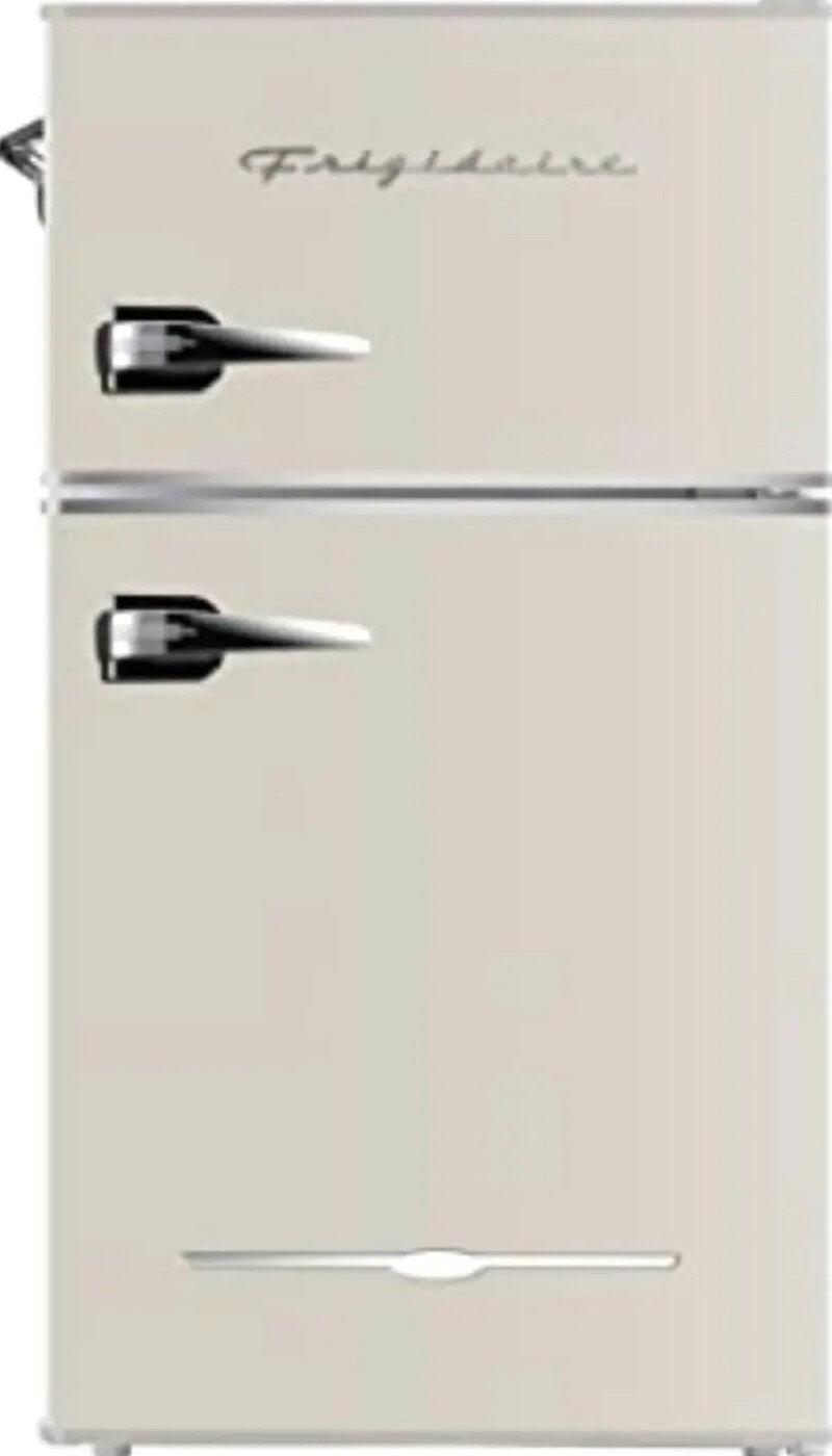 Frigidaire Retro-Style Mini Fridge With Freezer, 3.1 Cu. Ft., Two-Door, Built-In Bottle Opener