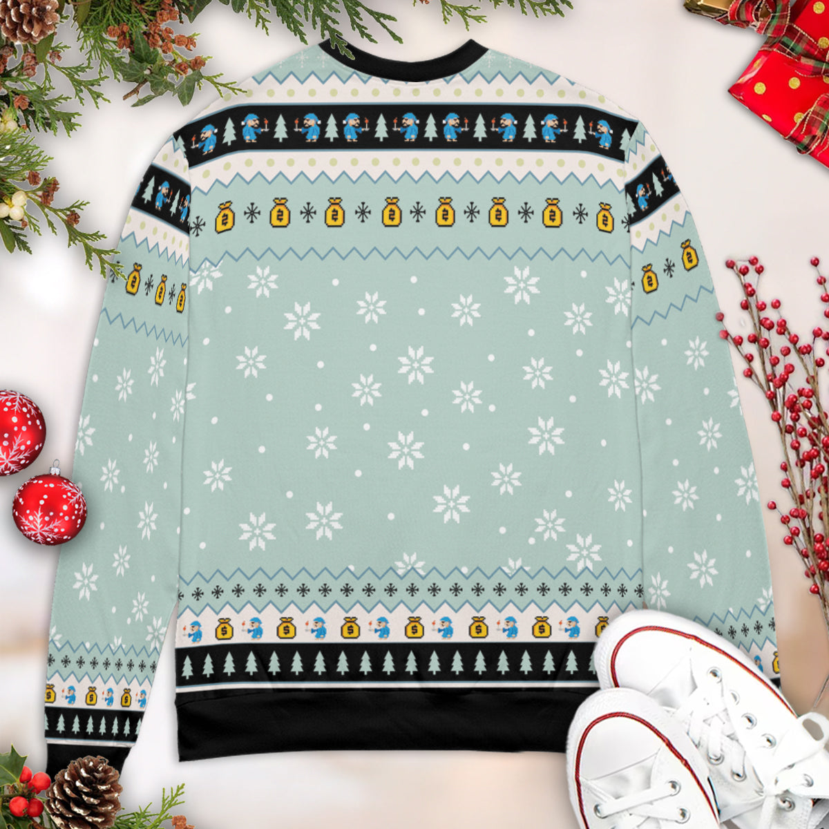 Against Charity  Ugly Christmas Sweatshirt