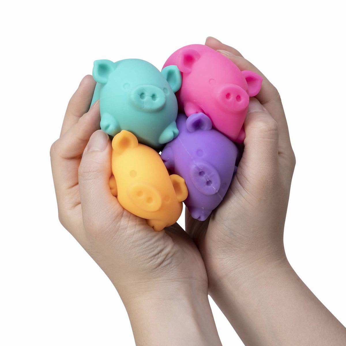 Neon Pig Squeeze Toy