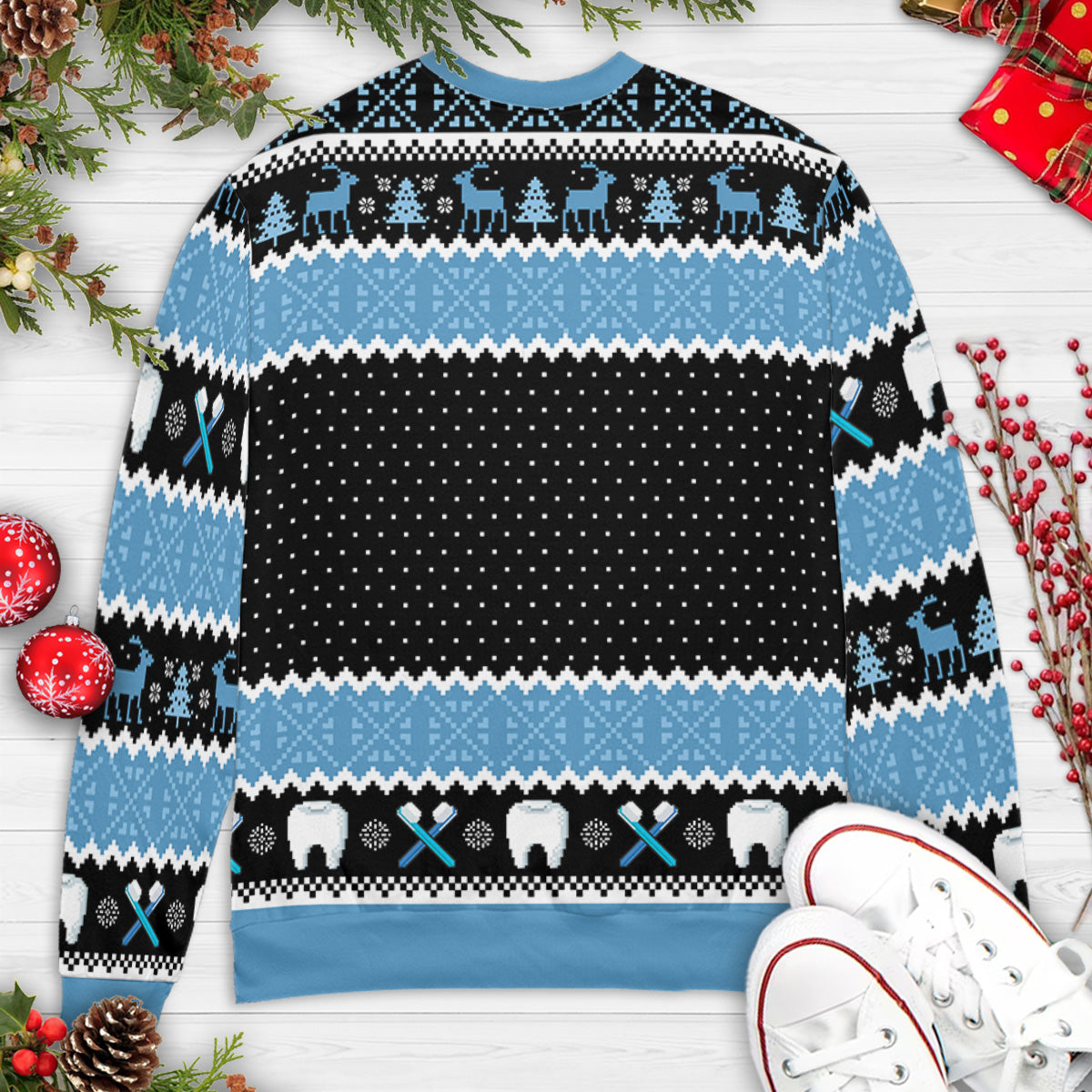 I'd Like To be A Dentist Misfit  Rudolph the Red Nosed Reindeer Ugly Christmas Sweatshirt
