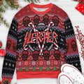 Sleigher Christmas Slayer Band Ugly Christmas Sweatshirt