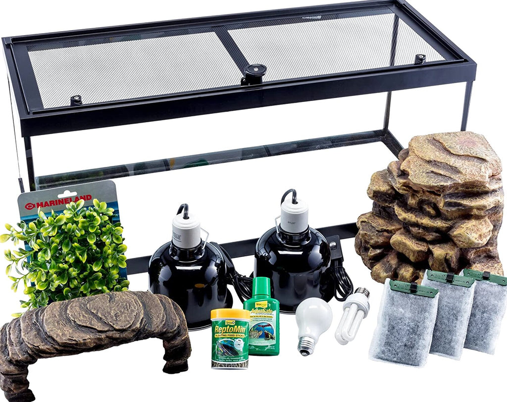 Tetra Aquatic Turtle Deluxe Aquarium Kit, 20 Gallons, 30 in