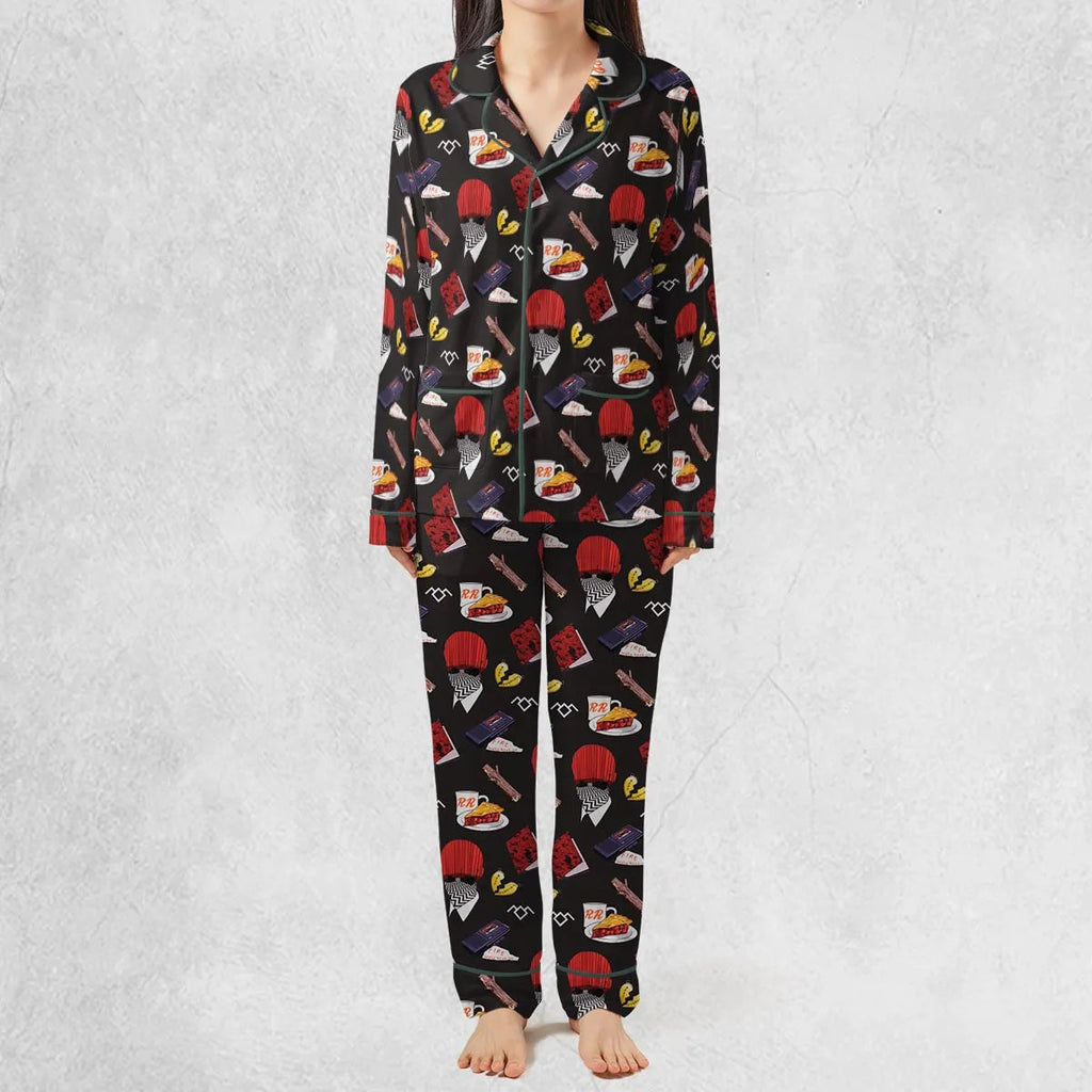 Twin Peaks Pattern Pajamas Set