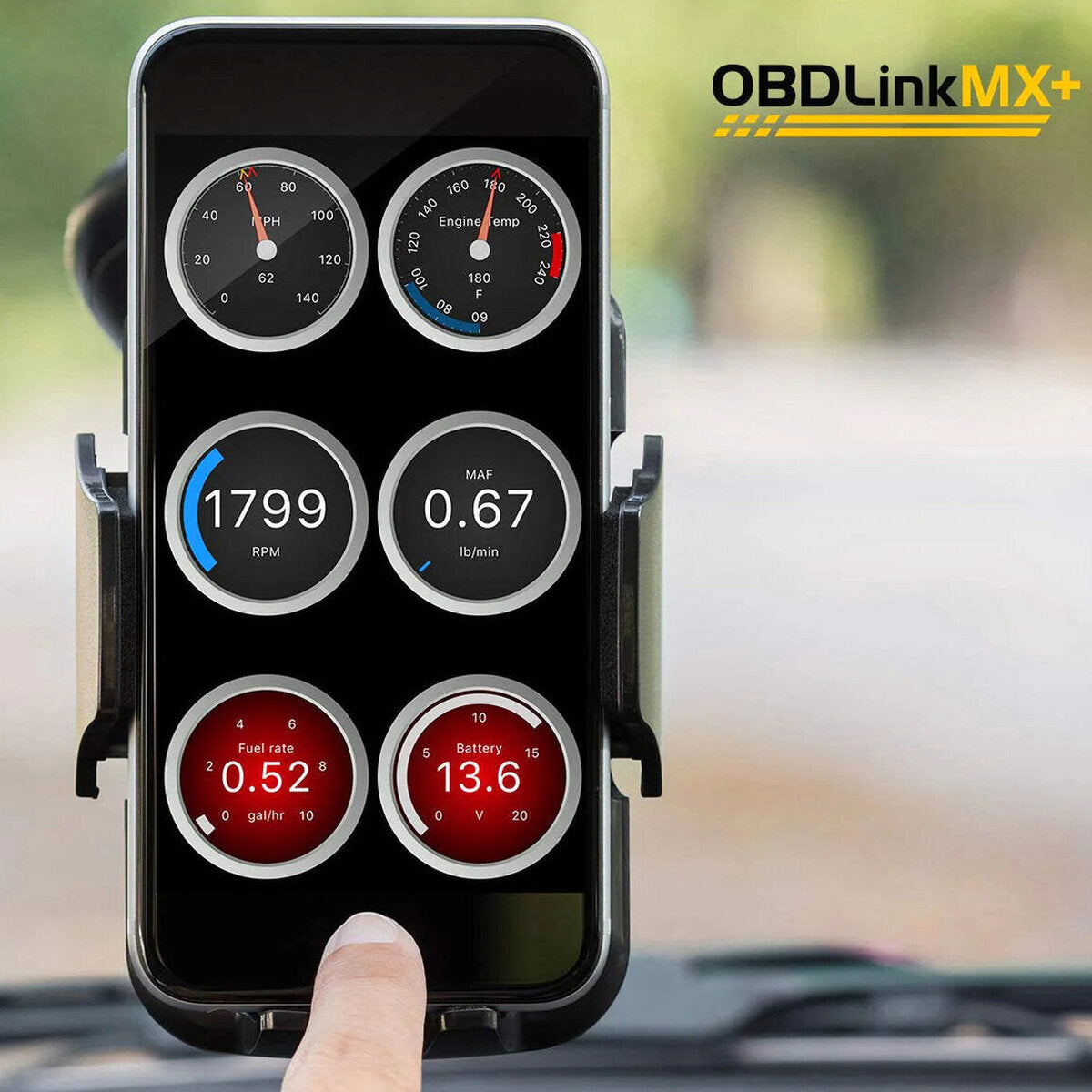 OBDLink Bluetooth OBD Scanner for iPhone, Android and Windows - MX+