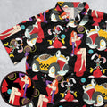 Retro 90s Jessica Rabbit Roger Rabbit Button Down Shirt