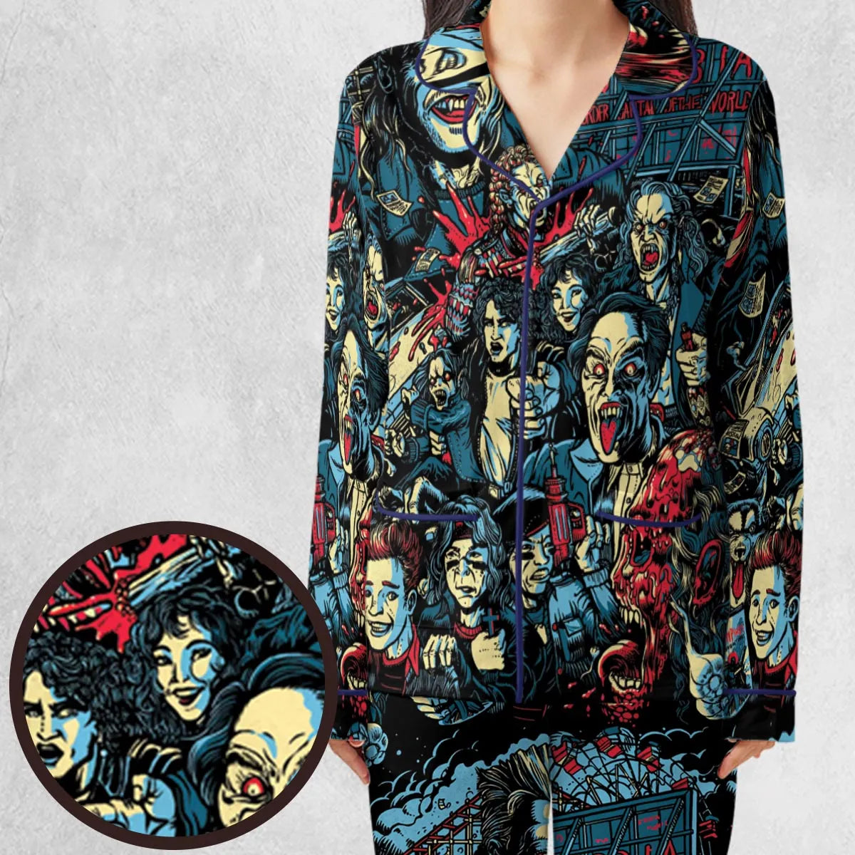The Lost Boys Eighties Vampire Horror Pajamas Set