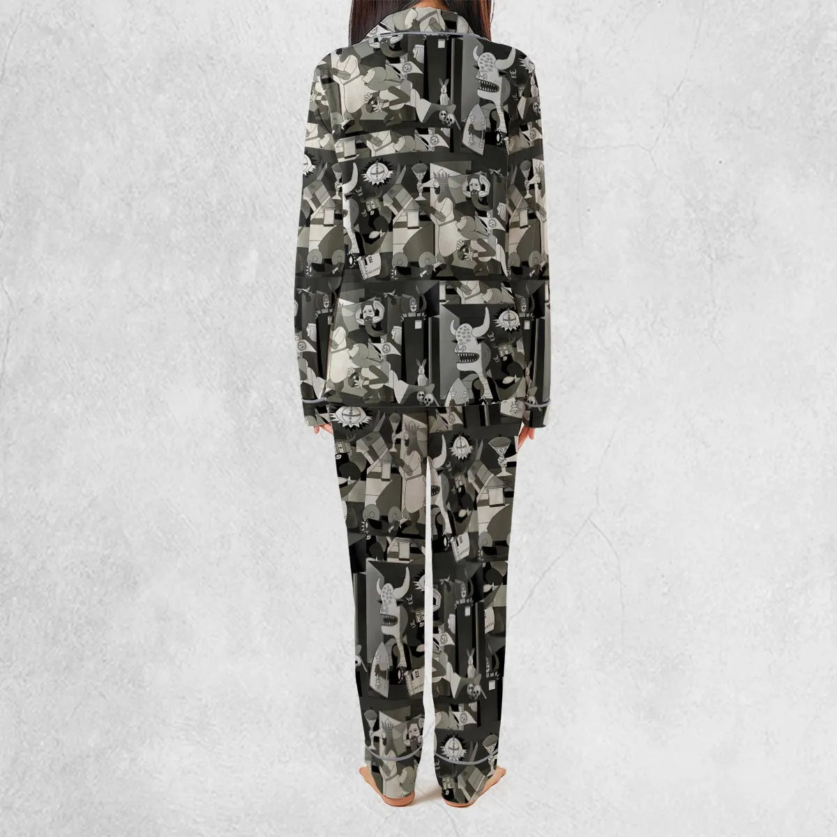 Monty Picasso Style Art Pajamas Set