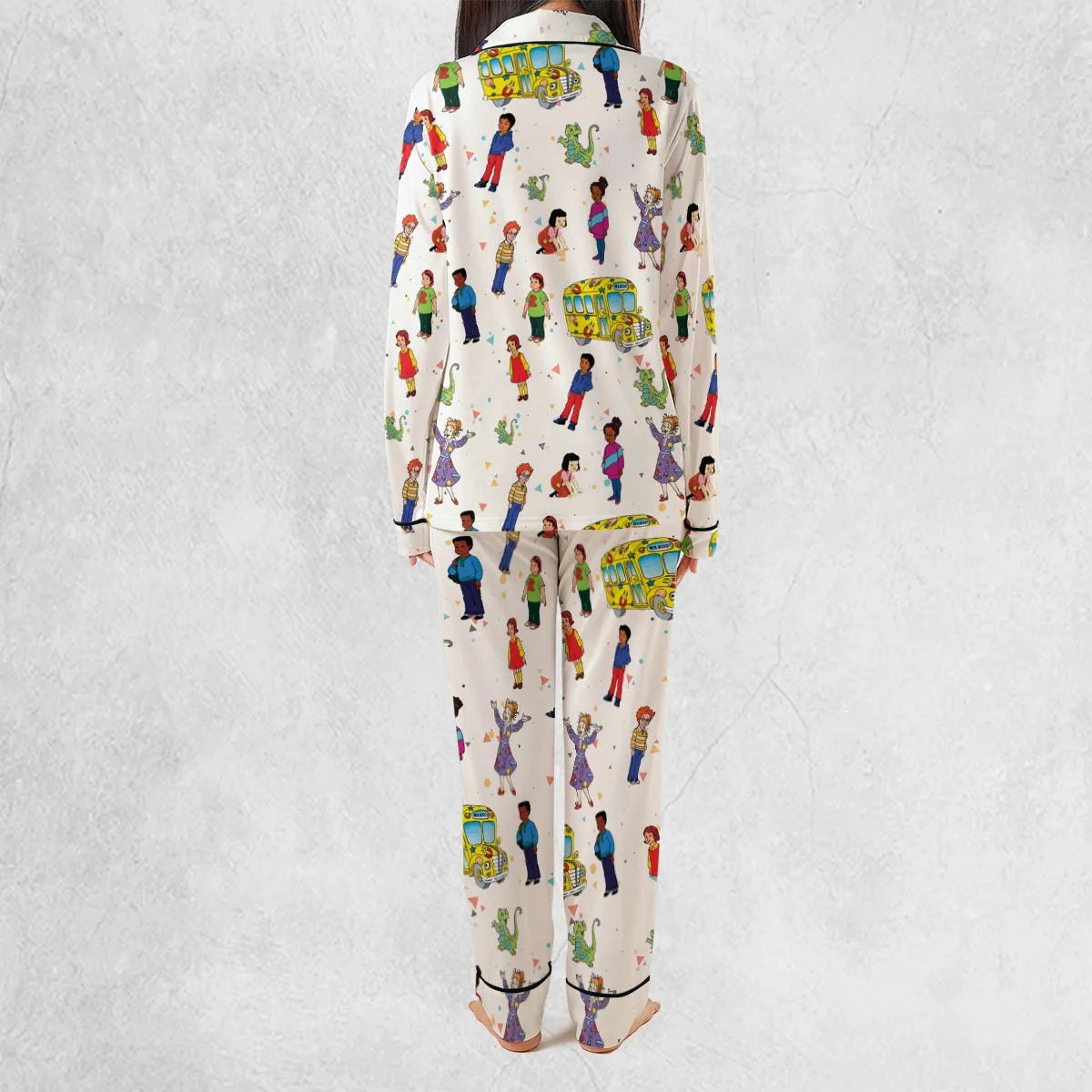 The Magic School Bus Characters Pajamas Set