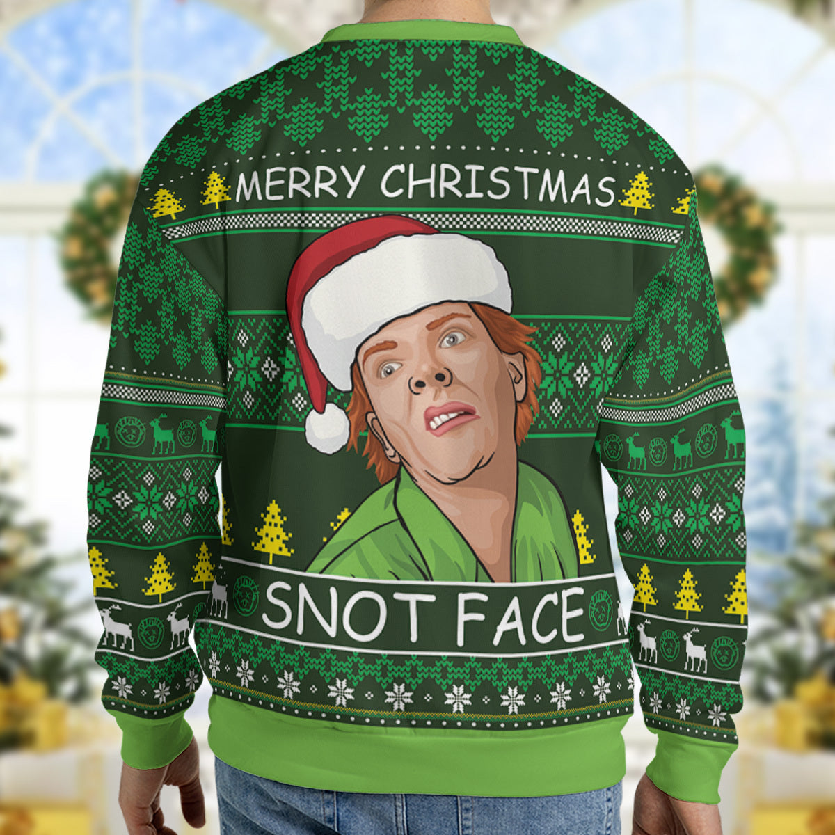 Christmas Fred Drop Dead Fred Ugly Christmas Sweatshirt