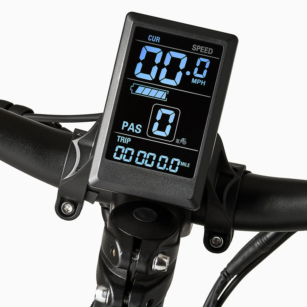 Ozark Trail Electric Fat Tire Bike, 26in, 48V, Class 2, Black, Fits Riders 5ft 2in - 6ft 1in - M.3 Ranger+
