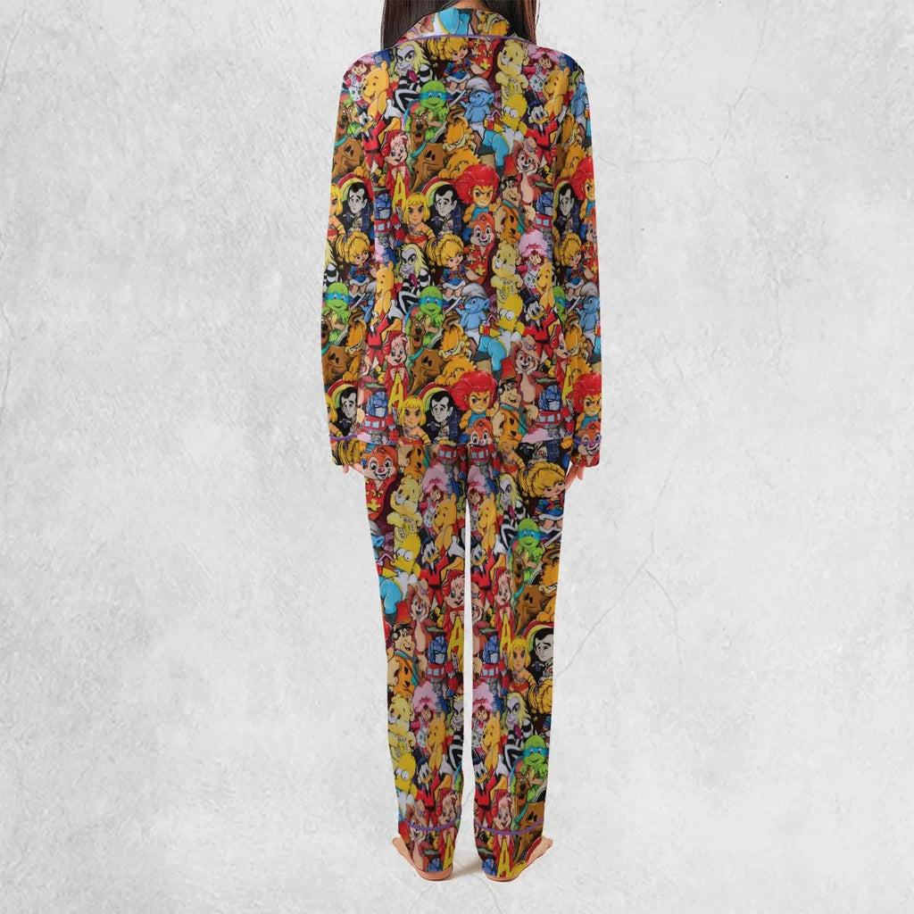 Old Cartoon Characters Pajamas Set