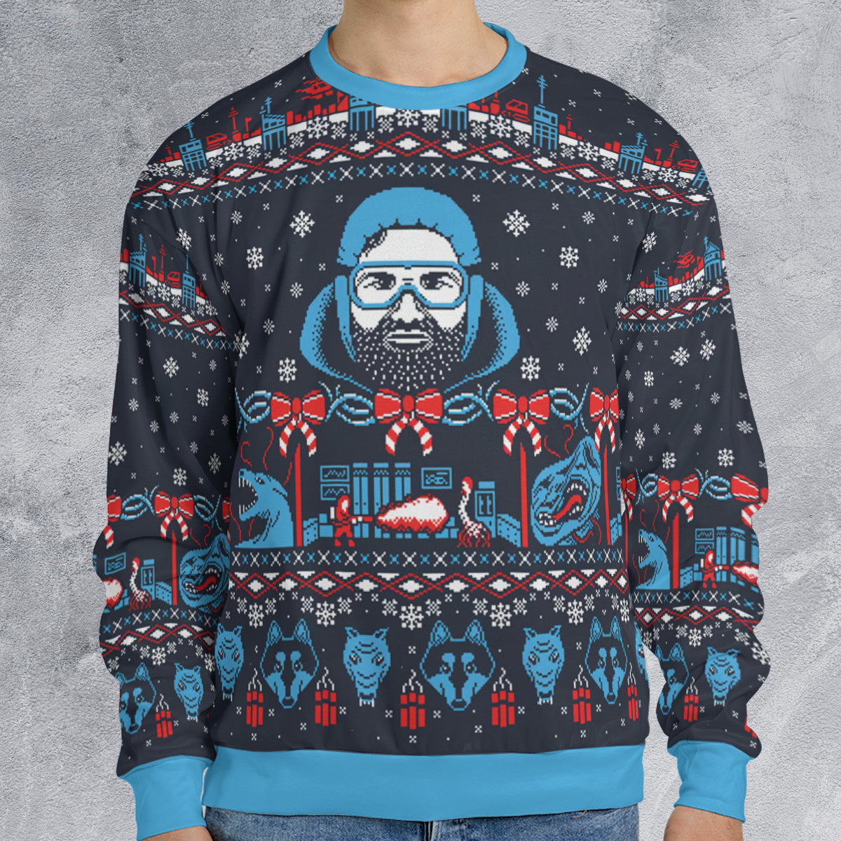 Russell For The Holidays Ugly Christmas Sweatshirt