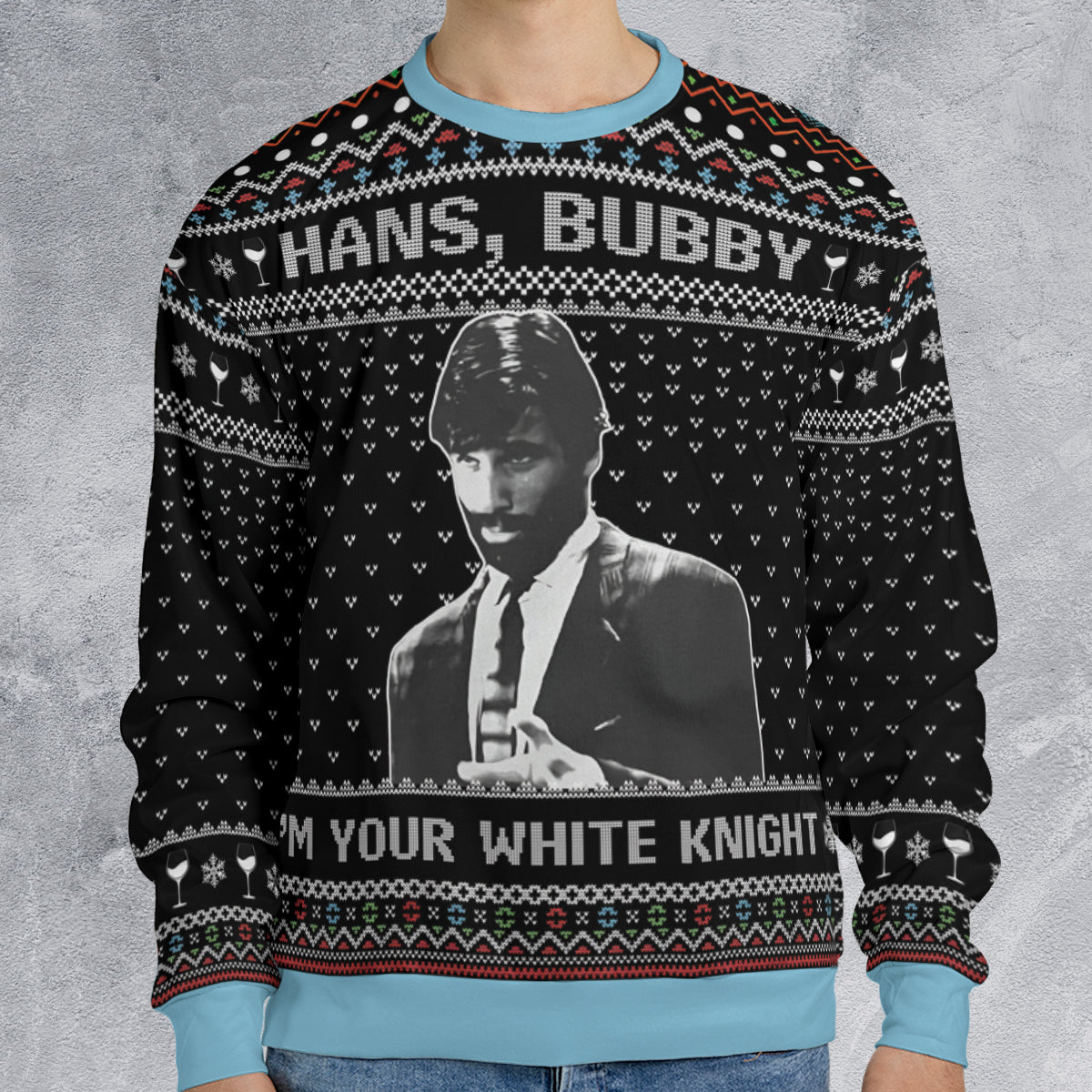 I'm Your White Knight Ugly Christmas Sweatshirt