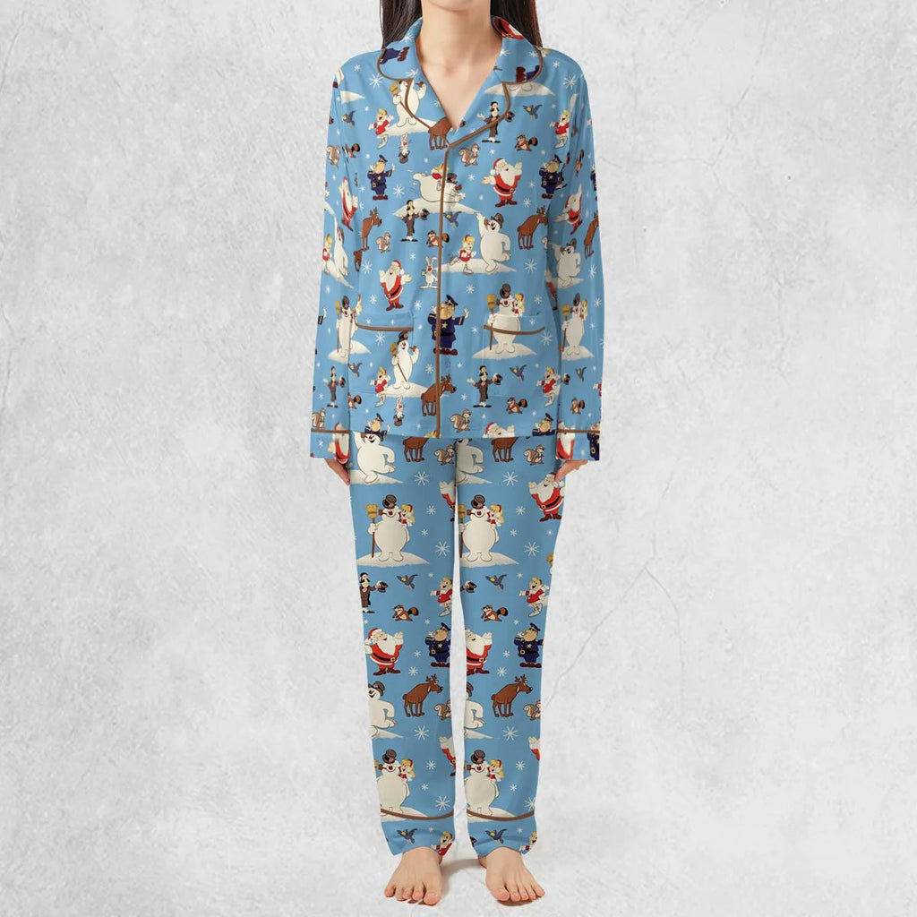 Frosty the Snowman Christmas Characters Pajamas Set