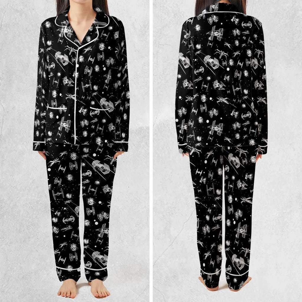 Space Ship Battle Star Wars Pajamas Set