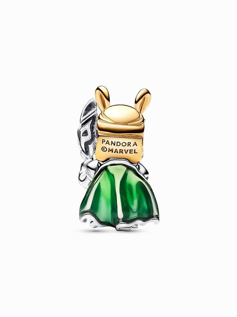 Horned Character Enamel Charm