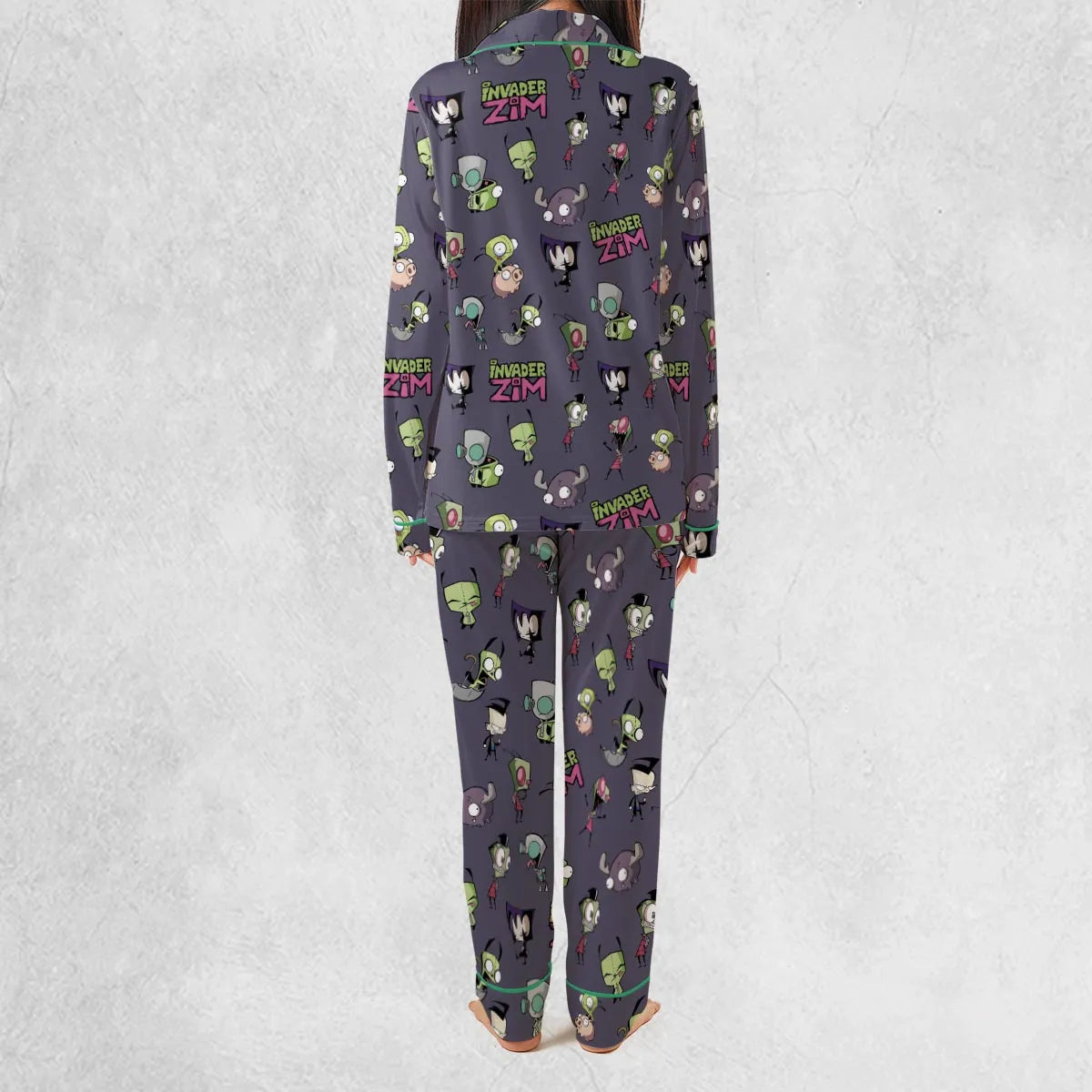 Invader Zim Pattern Pajamas Set