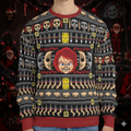 Horror Holiday Child's Play Ugly Christmas Sweatshirt