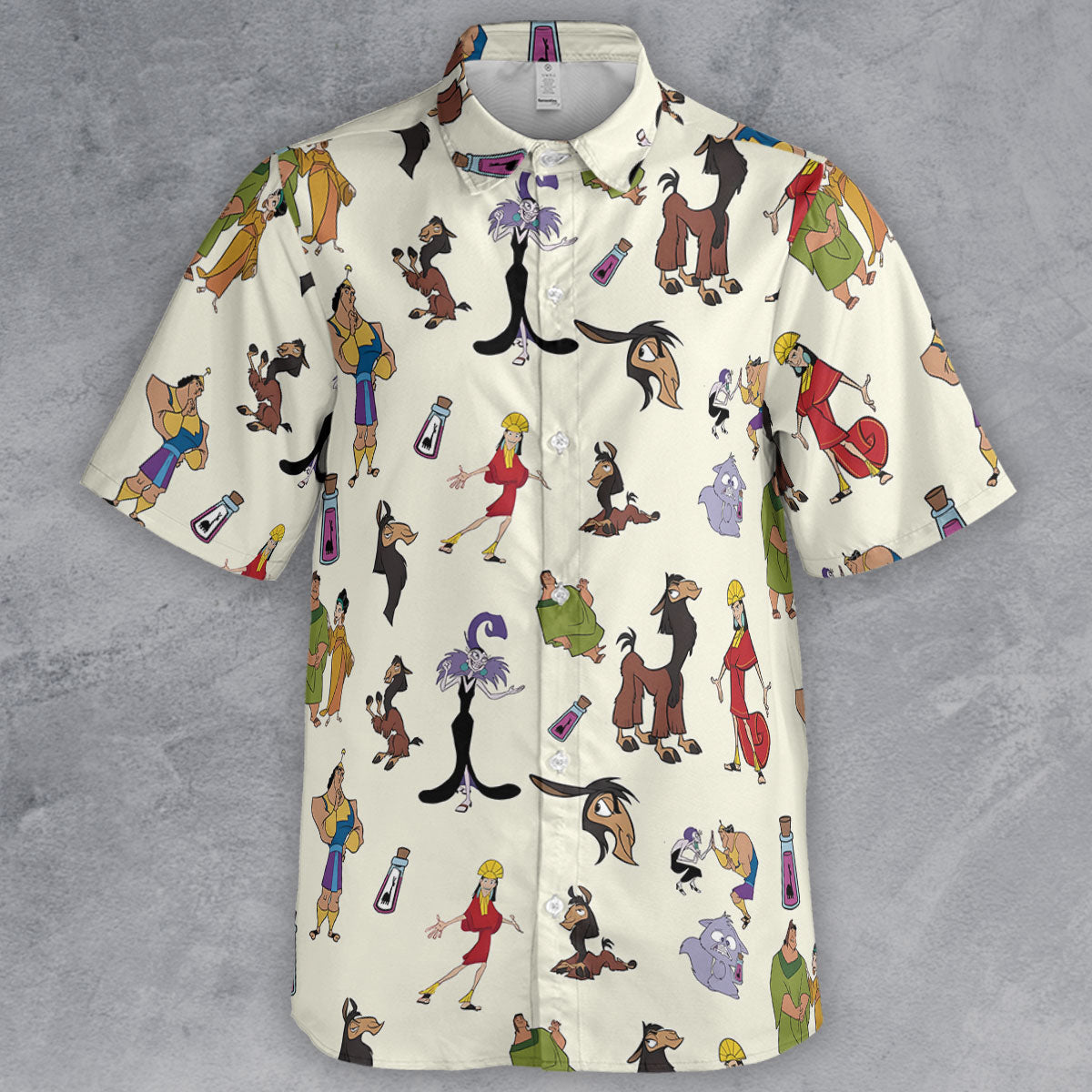 Kuzco and Friends The Emperor's New Groove Button Down Shirt