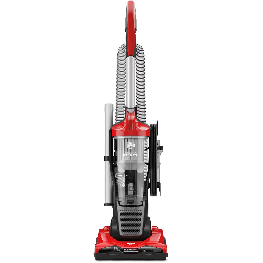 Dirt Devil Endura Reach Upright Bagless Vacuum Cleaner, Corded, Red - UD20124