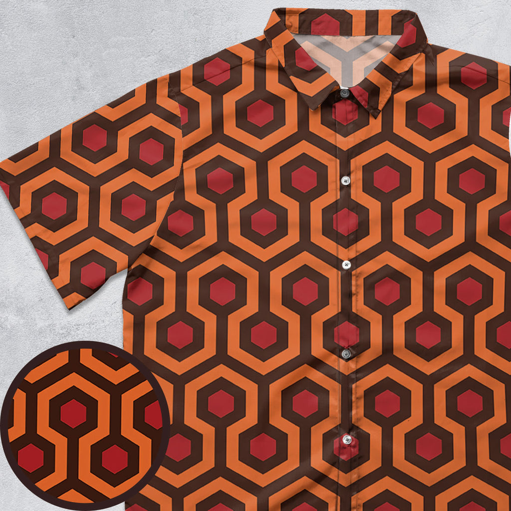 The Overlook Pattern The Shining Button Down Shirt