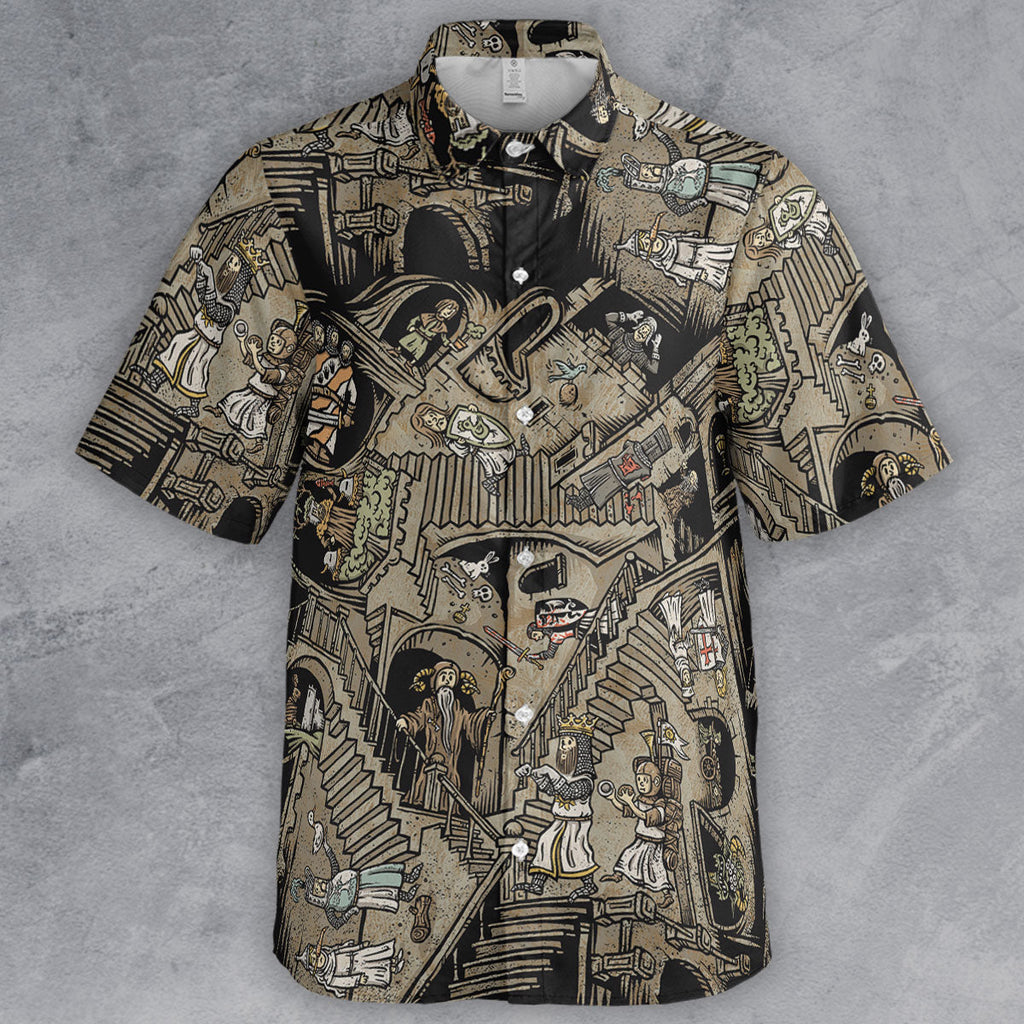 Monty Escher’s Relativity Button Down Shirt