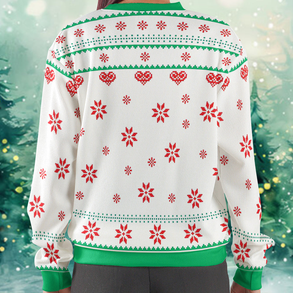 Jolliest Bunch Of Assholes Side Of The Nuthouse Ugly Christmas Sweatshirt