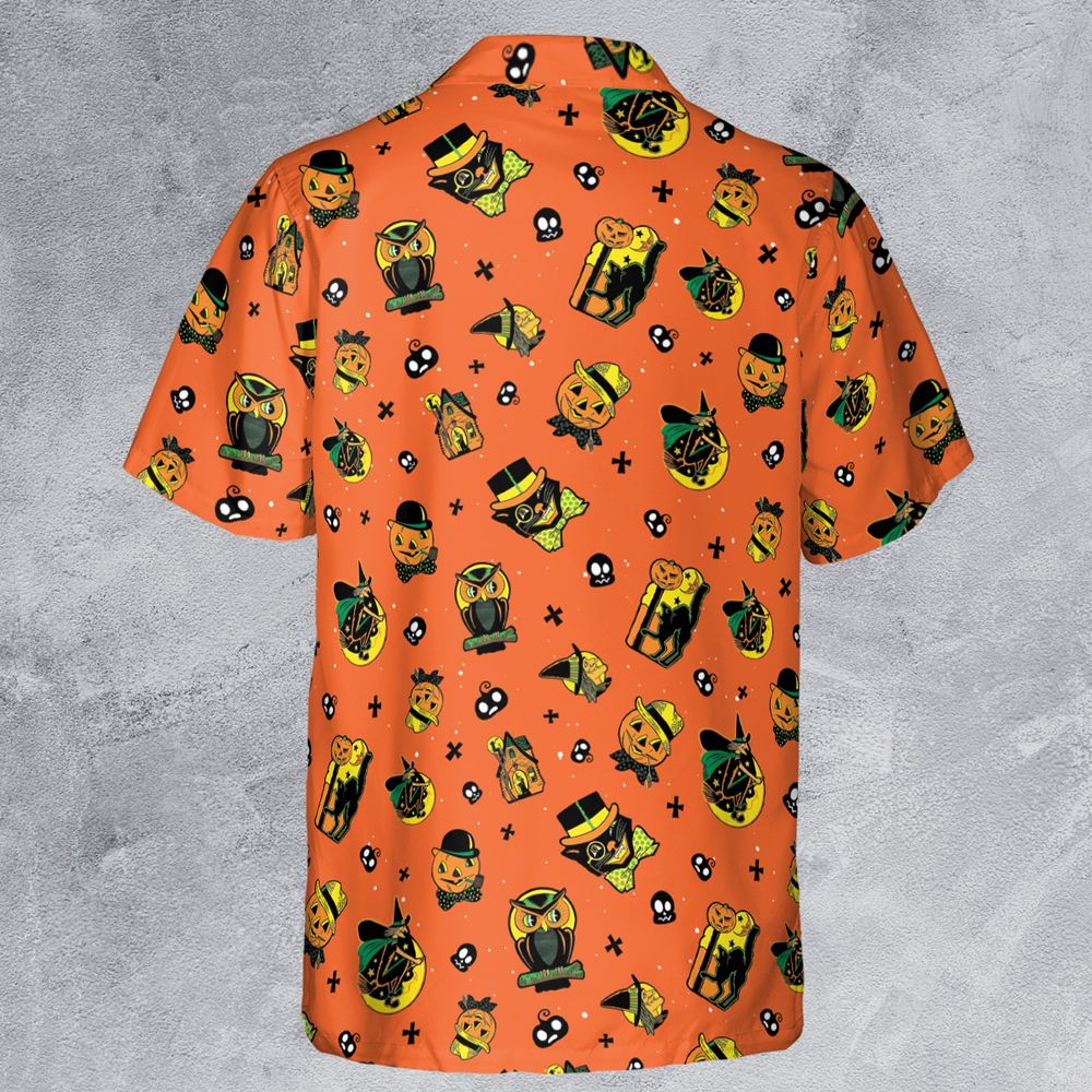 Spooky Nostalgia Decorations Button Down Shirt