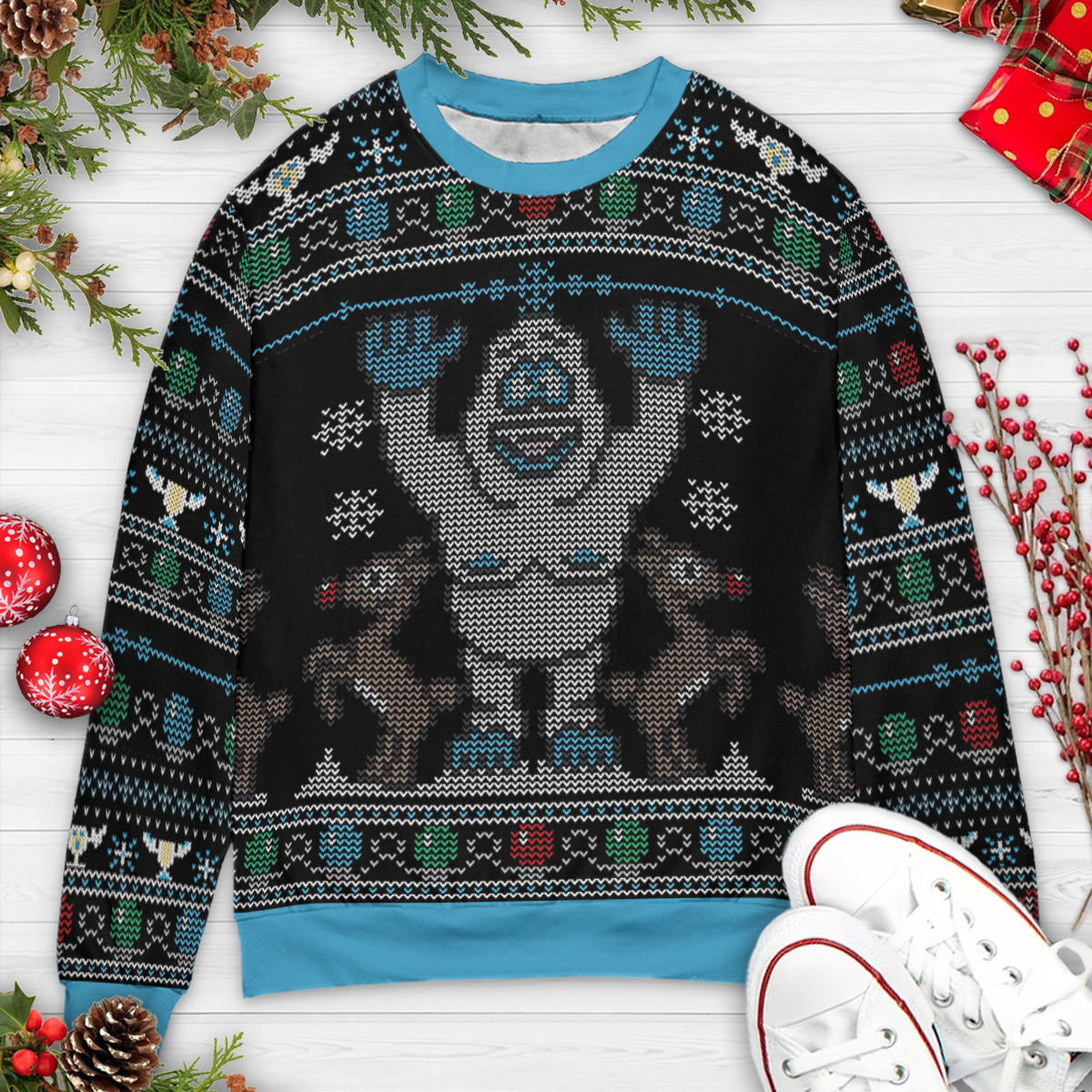 Bumbles Bounce Rudolph the Red-Nosed Reindeer Ugly Christmas Sweatshirt