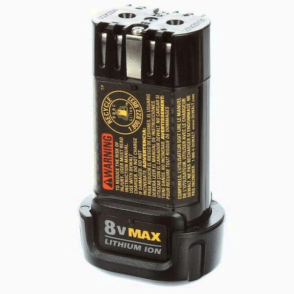 DEWALT 8V MAX Cordless Gyroscopic Screwdriver With Adjustable Handle, (2) 1.0Ah Batteries, Charger, And Bag