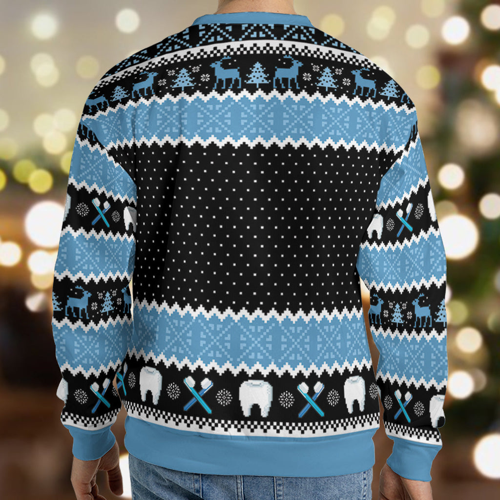 I'd Like To be A Dentist Misfit  Rudolph the Red Nosed Reindeer Ugly Christmas Sweatshirt