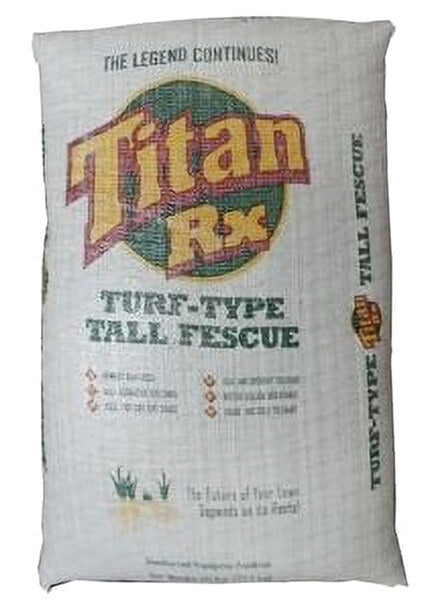 Dibbs Seed Titan RX Tall Fescue Grass Seed, Certified, 50 Lbs - Titan RX