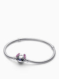 Blue Alien Character Snake Chain Bracelet