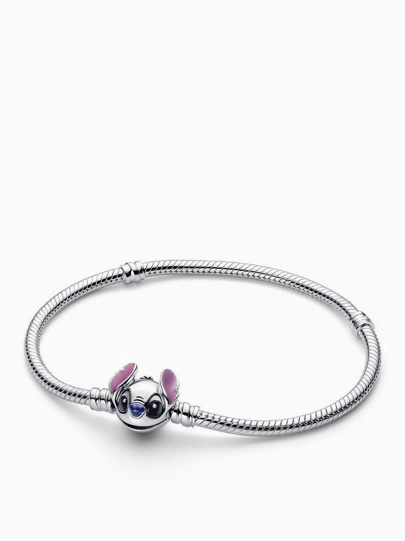 Blue Alien Character Snake Chain Bracelet