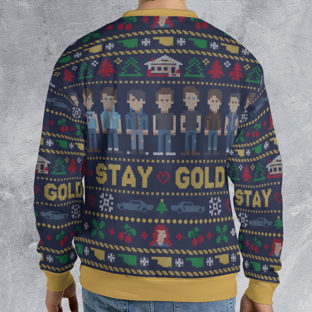 Stay Gold Ugly Christmas Sweatshirt