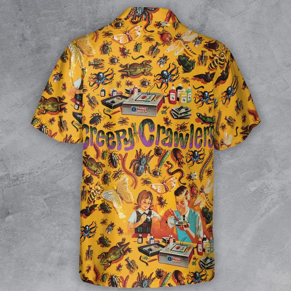 1960s Creepy Crawlers Toy Button Down Shirt