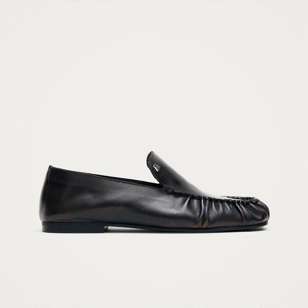 Gabe Brown Leather Loafers – Chiro Moyo Women's Shoes