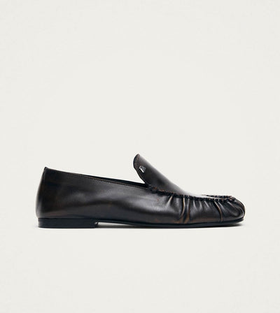 Gabe Brown Leather Loafers – Chiro Moyo Women's Shoes